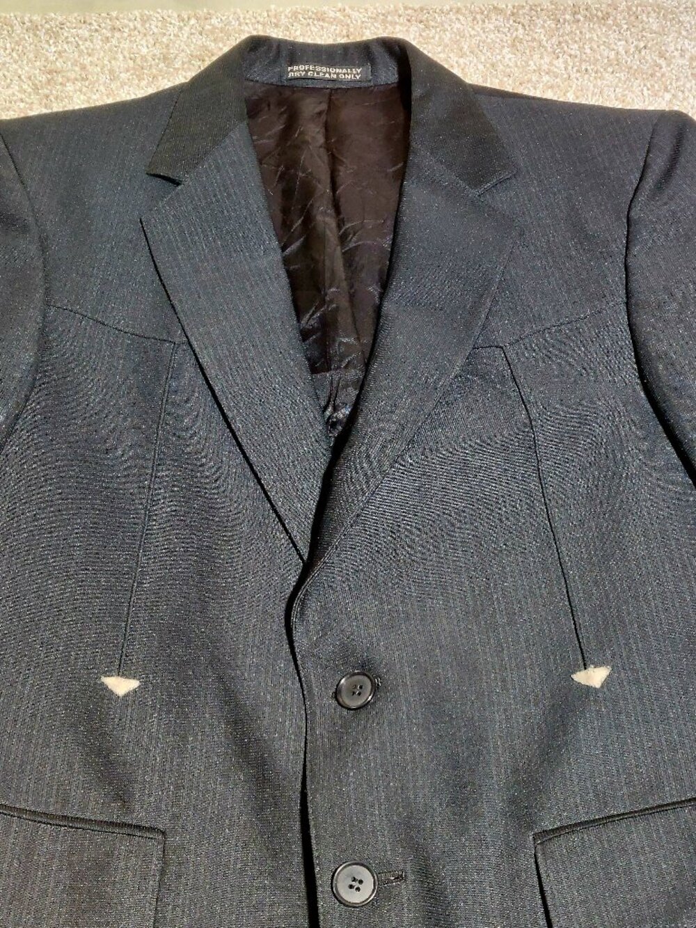 Vintage Warren Sewell Western yoke blazer Black Size 38R See measurements